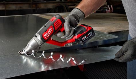 milwaukee electric sheet metal shears